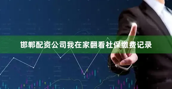 邯郸配资公司我在家翻看社保缴费记录